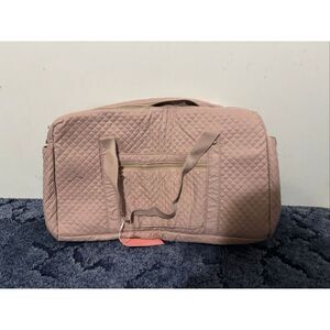 Brand New Bagsmart Blush Pink Quilted Carry On Bag Travel Luggage